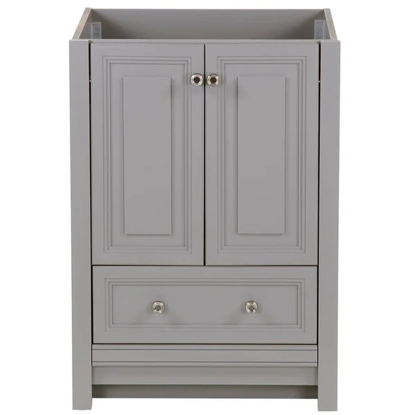 Home Decorators Collection Brinkhill 24 in. W x 22 in. D x 34 in. H Bath Vanity Cabinet Only in Sterling Gray BH24-ST