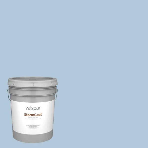 Valspar Pro Storm Coat Semi-Gloss Blissful Blue 4005-3c Exterior Paint (5-Gallon), HGSW1386-148692