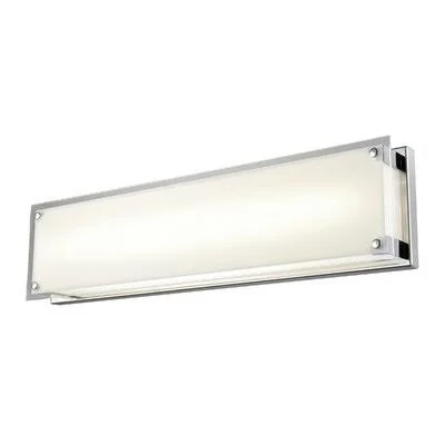 Adriena 1-Light LED Bath Sconce Latitude Run Finish: Chrome