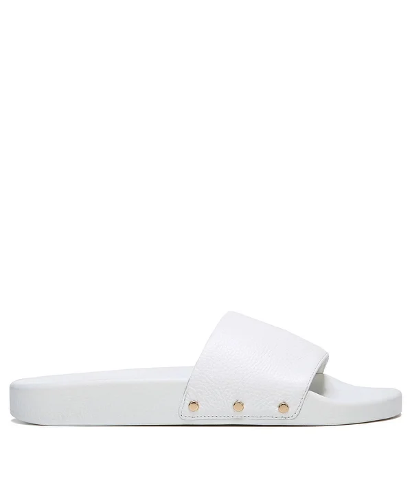 Dr. Scholl&s Original Collection Women's Pisces Slide - Size: 8, White Leather