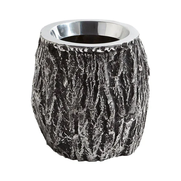 Global Views Oak Vase-Black Antique - Small