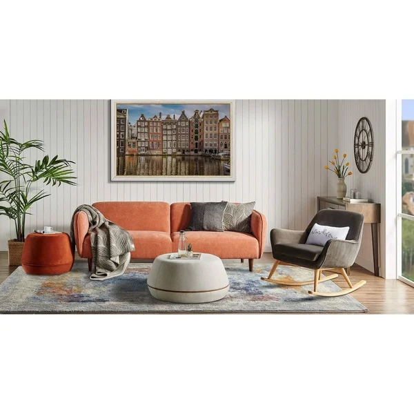 Kardiel ONVI 32x22 Fabric Ottoman ONVI.L - Sledge
