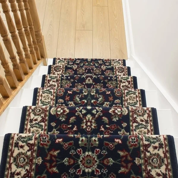 runrug USA Persian Blue Stair Carpet Runner Length: 2 foot - Widths