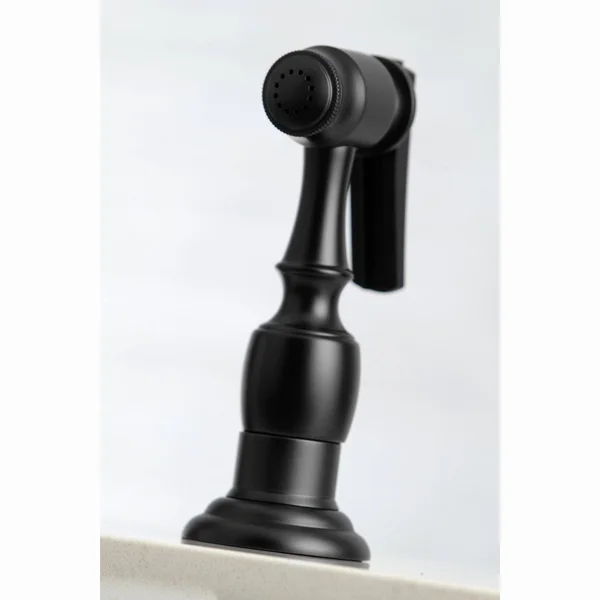 Restoration Kitchen Faucet with Side Sprayer - Oil Rubbed Bronze