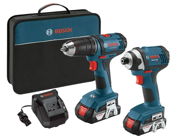 Bosch Clpk26-181 18V 2-Tool Combo Kit - 1/2x22 Compact Drill, Driver