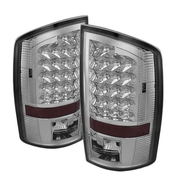 Xtune Dodge Ram 07-08 1500, Ram 07-09 2500/3500 LED Tail Lights Chrome ALT-JH-DR07-LED-C