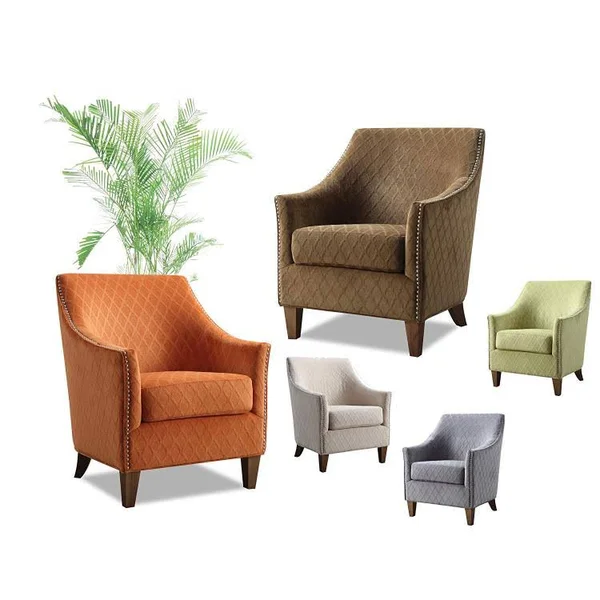 Emerald Home Kismet Accent Chair-Buff