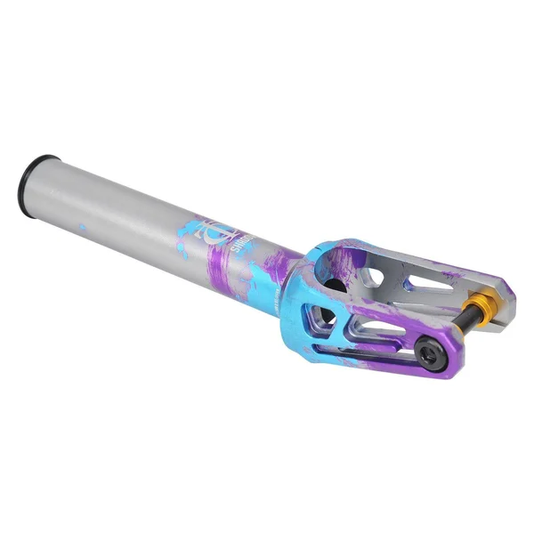 Triad Oath Shadow SCS HIC Scooter Forks Blue Purple Titanium