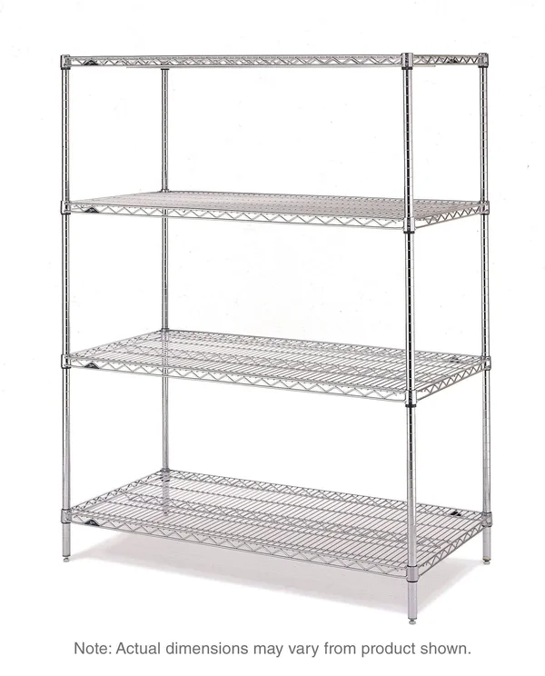 Metro N476BR Super Erecta 4-Tier Starter Unit, Brite, 21x22 x 72x22 x 63x22