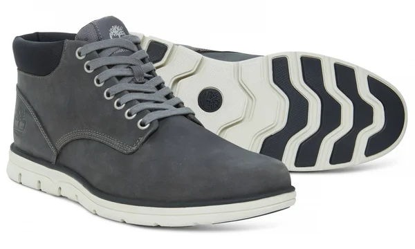 Timberland Bradstreet Chukka Leather Grey - Mens Sneakers, Size US 7.5 - Color Pewter Saddleback