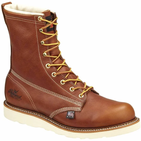 Thorogood American Heritage Wedge 8x22 Steel Toe Boots Men's Size: 8
