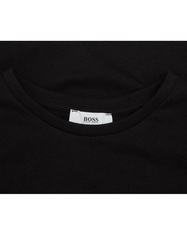 Boys Boss Logo T-Shirt - Black