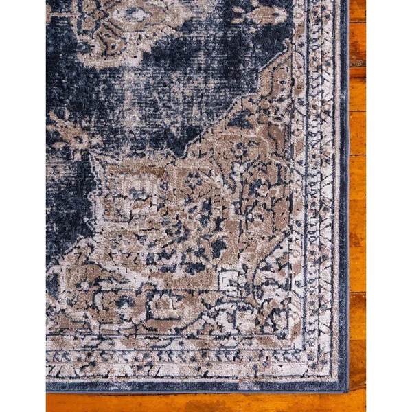 Unique Loom Roosevelt Chateau Area Rug (4& 0 x 6& 0 - Beige/Light Blue)