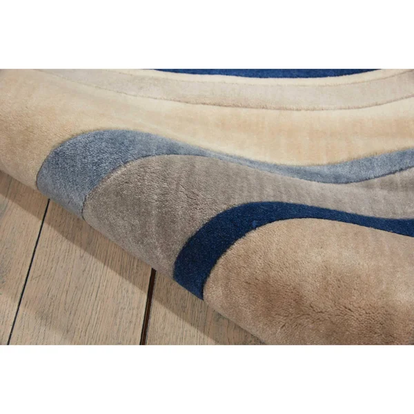 Nourison Somerset ST81 7&9x22 x 10&10x22 Ivory Blue Area Rug