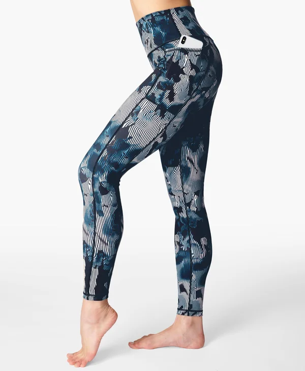 Sweaty Betty Super Sculpt Sustainable High-Waisted Yoga Leggings - Blue, Women's Xs