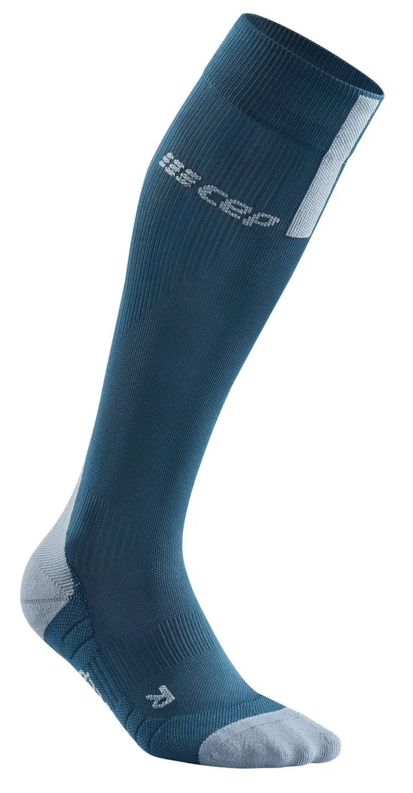 CEP Men's Tall Compression Socks 3.0 Blue/Grey IV