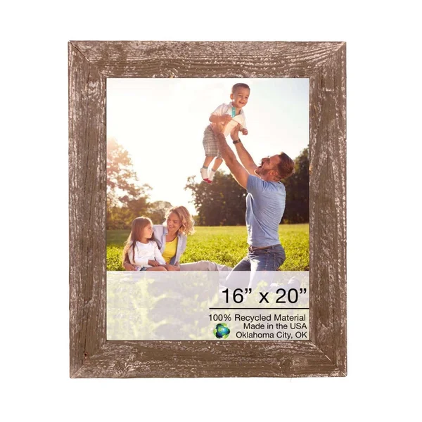 19x22x23x22 Rustic Espresso Picture Frame - 19x23