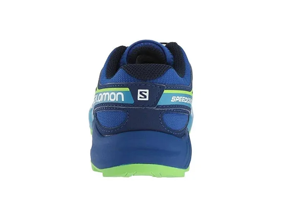 Salomon, Speedcross, J, Kids Trail Running Shoes 2, Surf The Web/Cloisonne/Green Flash