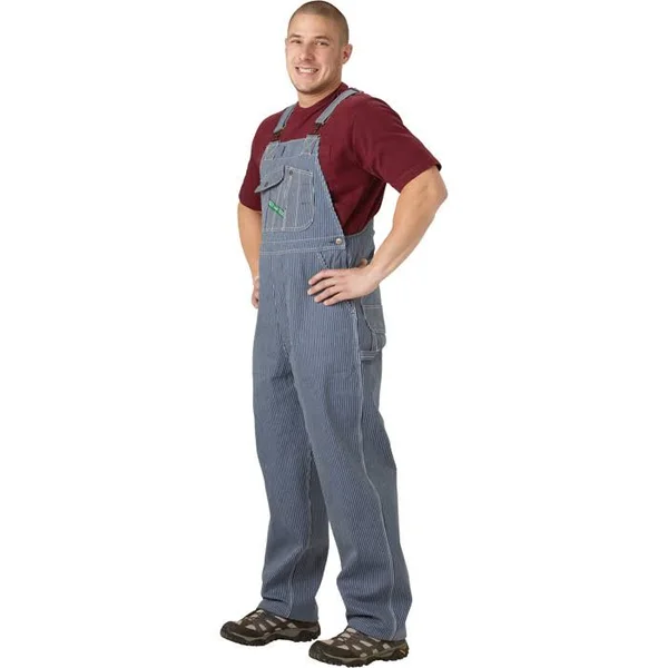 Key Denim Bib Overall - Hickory Stripe