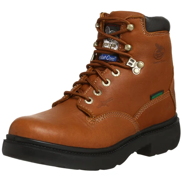 Georgia Boot Men's Flex Point 6x22 Work Boot, Brown, 10.5 M