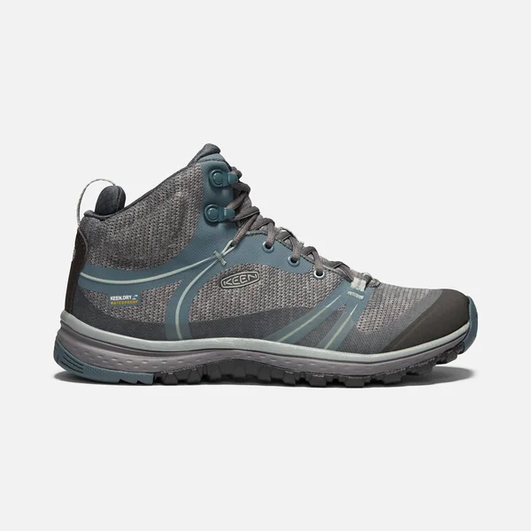 Keen Women's Terradora Mid Waterproof Boot - 6 - Stormy Weather - Wrought Iron