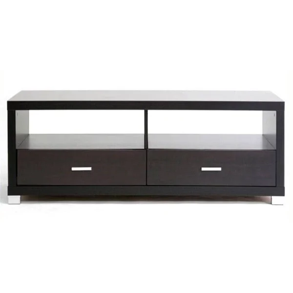 Bowery Hill 47x22 TV Stand in Dark Brown