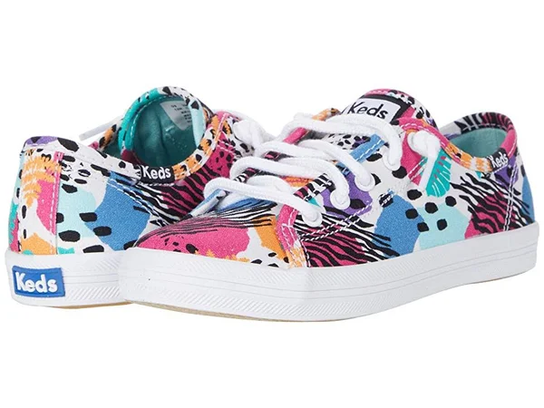 Keds Kickstart Seasonal Sneaker Floral, Size 5.5 M Girls Shoes