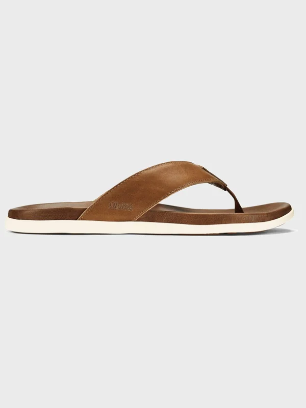 Olukai Men's Nalukai Sandal - 8 - Tan/Tan
