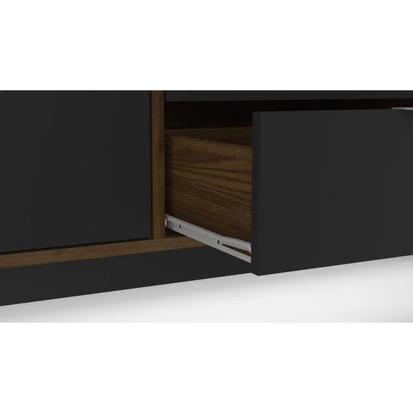 Edina Buffet Dark Brown Black - Chique - Dark Brown/Black