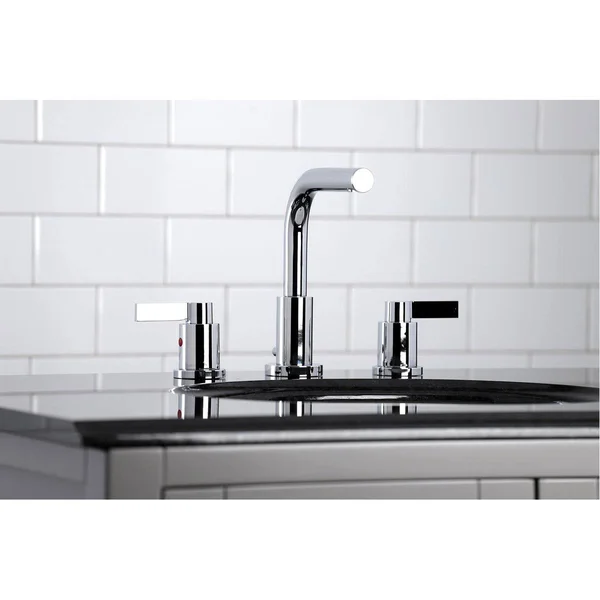 Kingston Brass FSC8958NDL 8 in. Widespread Bathroom Faucet - Brushed Nickel