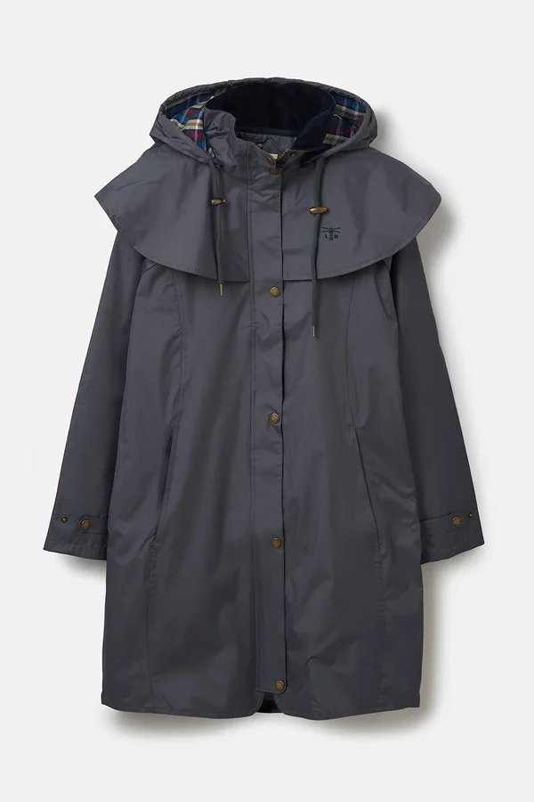 Lighthouse Women's Outrider 3/4 Length Waterproof Raincoat - Urban Grey 10