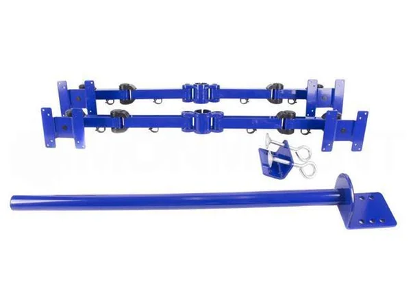 MonMount Quad LCD Stand Desk Clamp Holds Upto 4 27x22 LCD Monitors - Blue (LCD-2020BL)
