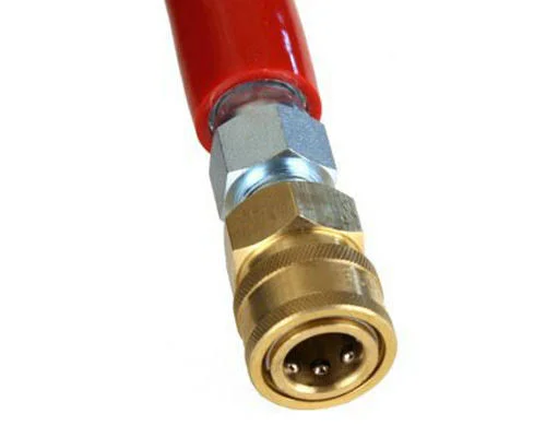 Raptor Blast 6000 PSI 3/8x22 x 50& Black 2 Wire Pressure Washer Hose with Couplers