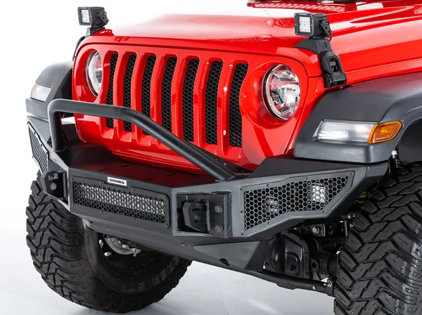 Go Rhino 331201T - Rockline Winch Ready Full Width Front Bumper