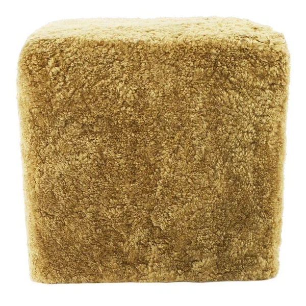 Moe's Home Collection Shepherd Wool Stool Dark Grey