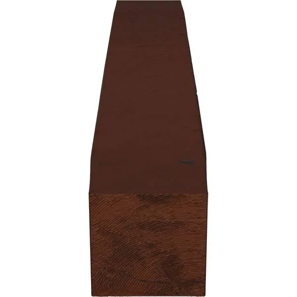 Ekena Millwork MANUKP04X06X72PE 4x22H x 6x22D x 72x22W Knotty Pine Faux Wood Fireplace Mantel - Natural Pecan
