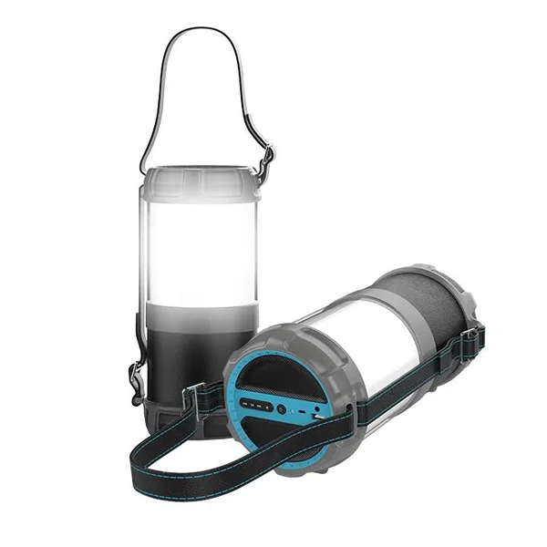 Axess Bluetooth Media Speaker with LED Lantern Function - Blue