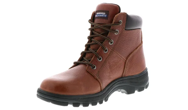 Men's Skechers Work Relaxed Fit Workshire Steel Toe, Size: 9, Brown