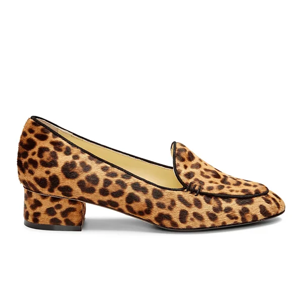 Sarah Flint - Rosie, 6 US, Chocolate Leopard Hair Calf