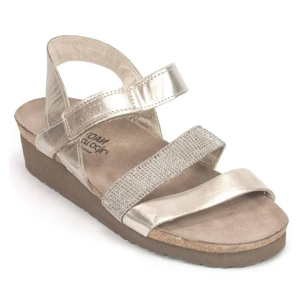 Women's Naot Krista Satin Gold - in Size 37