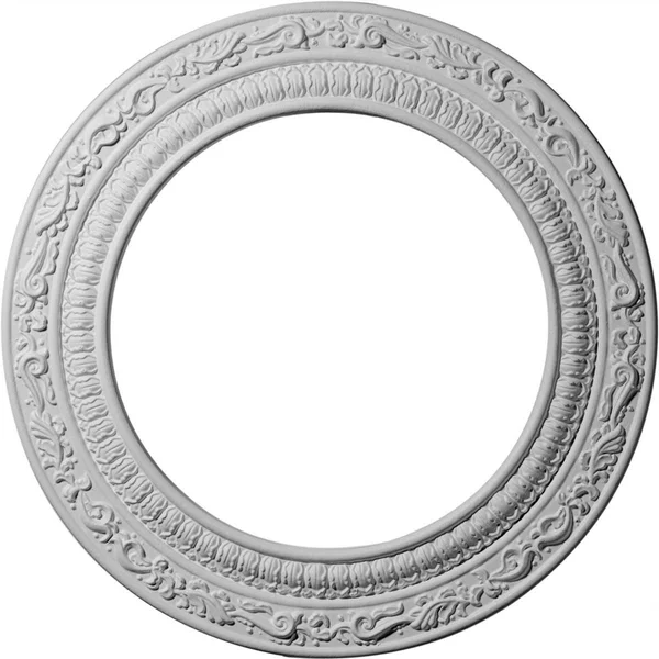 12x22OD x 8x22ID x 1/2x22P Andrea Ceiling Medallion (Fits Canopies Up to 8x22) - Hand-Painted Pale Gold