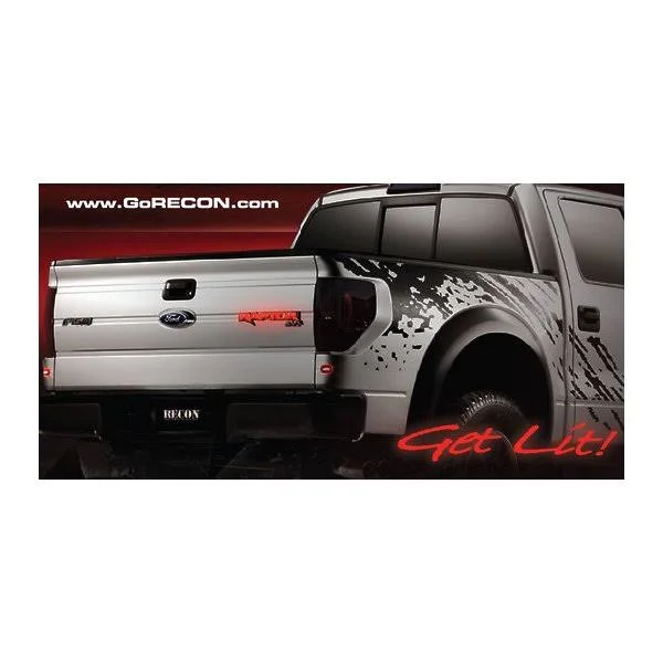Recon SVT Raptor Tailgate Emblem - Illuminated 264284RD