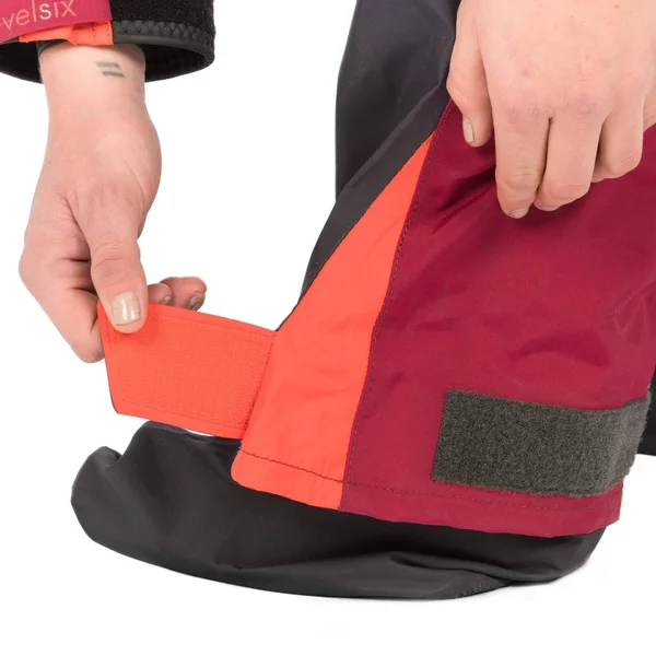 Level Six Women's Freya Front Entry Drysuit - XL - Beet Red