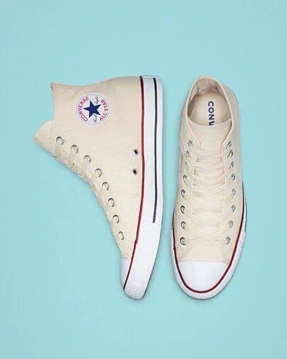 Chuck Taylor All Star Hi M9160 - Natural Ivory, Men's 6 Women's 8