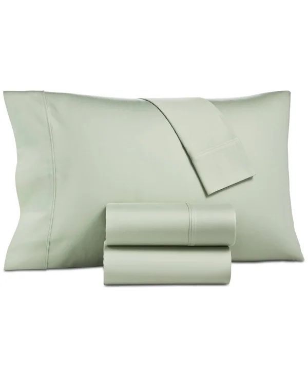 AQ Textiles Camden Sateen 1250 Thread Count 4 pc. Sheet Set - California King - Green