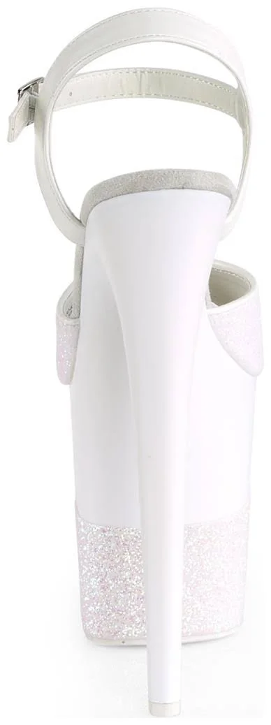 Pleaser - FLAMINGO-809-2G 8, Opal Glitter/Opal Glitter