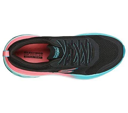 Skechers Women's Max Cushioning Air - Total Advantage Black/Turquoise 8.5