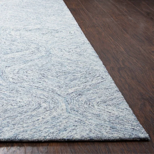London Blue 8& x 10& Hand-Tufted Rug- LD1007