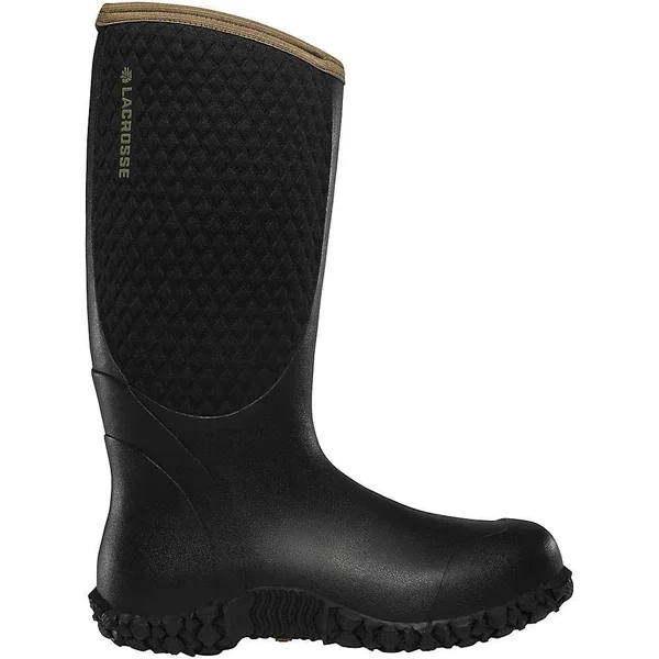 Lacrosse Women's Alpha Lite 14x22 Rubber Boot - Gray/Balsam Green 11
