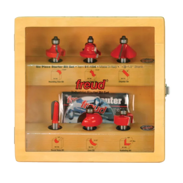 Freud 6-Piece Starter Router Bit Set 91-104